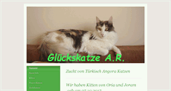 Desktop Screenshot of glueckskatze-ar.de